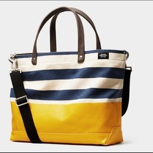 Jack Spade Industrial Canvas Dipped Coal Bag